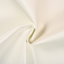 Ткань Дерматин (Кожзам) для мебели (Ширина 138см), цвет Белый (на отрез) в Калининграде