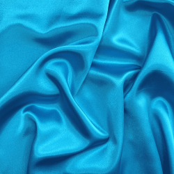 Ткань Атлас-сатин (Ширина 150см), цвет Голубой (на отрез) УЦЕНКА в Калининграде