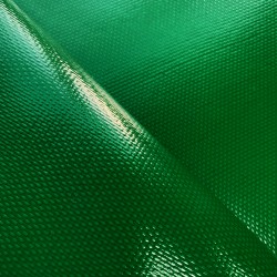 Ткань ПВХ 600 гр/м2 плотная (Ширина 1,5м), цвет Зелёный (на отрез) в Калининграде