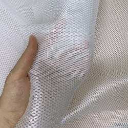 Сетка 3D трехслойная Air mesh 160 гр/м2 (Ширина 150см), цвет Белый (на отрез) в Калининграде