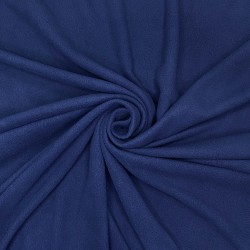 Ткань Флис Односторонний 130 гр/м2,  Темно-синий   в Калининграде