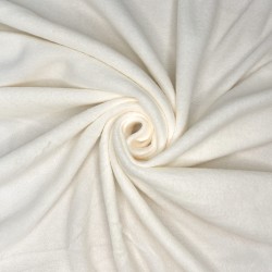 Ткань Флис Односторонний 130 гр/м2 (Ширина 150см), цвет Кремовый (на отрез) в Калининграде