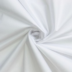 Ткань Дюспо 240Т  WR PU Milky (Ширина 150см), цвет Белый (на отрез) в Калининграде
