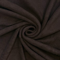 Ткань Флис Односторонний 180 гр/м2 (Ширина 150см), цвет Коричневый (на отрез) в Калининграде