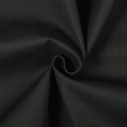 Ткань Канвас 35/65 (Ширина 150см), цвет Черный (на отрез) в Калининграде