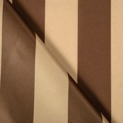 Ткань Oxford 300D PU (Ширина 1,48м), Бежево-Коричневая полоса (на отрез) в Калининграде