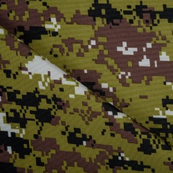 Ткань Oxford 600D PU (Ширина 1,48м), камуфляж Цифра Зеленая (на отрез) в Калининграде