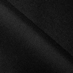 Ткань Oxford 600D ПВХ (Ширина 1,48м), цвет Черный (на отрез) в Калининграде