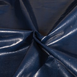 Тентовое полотно Тарпаулин 180 г/м2 (Ширина 2м), цвет Темно-Синий (на отрез) в Калининграде